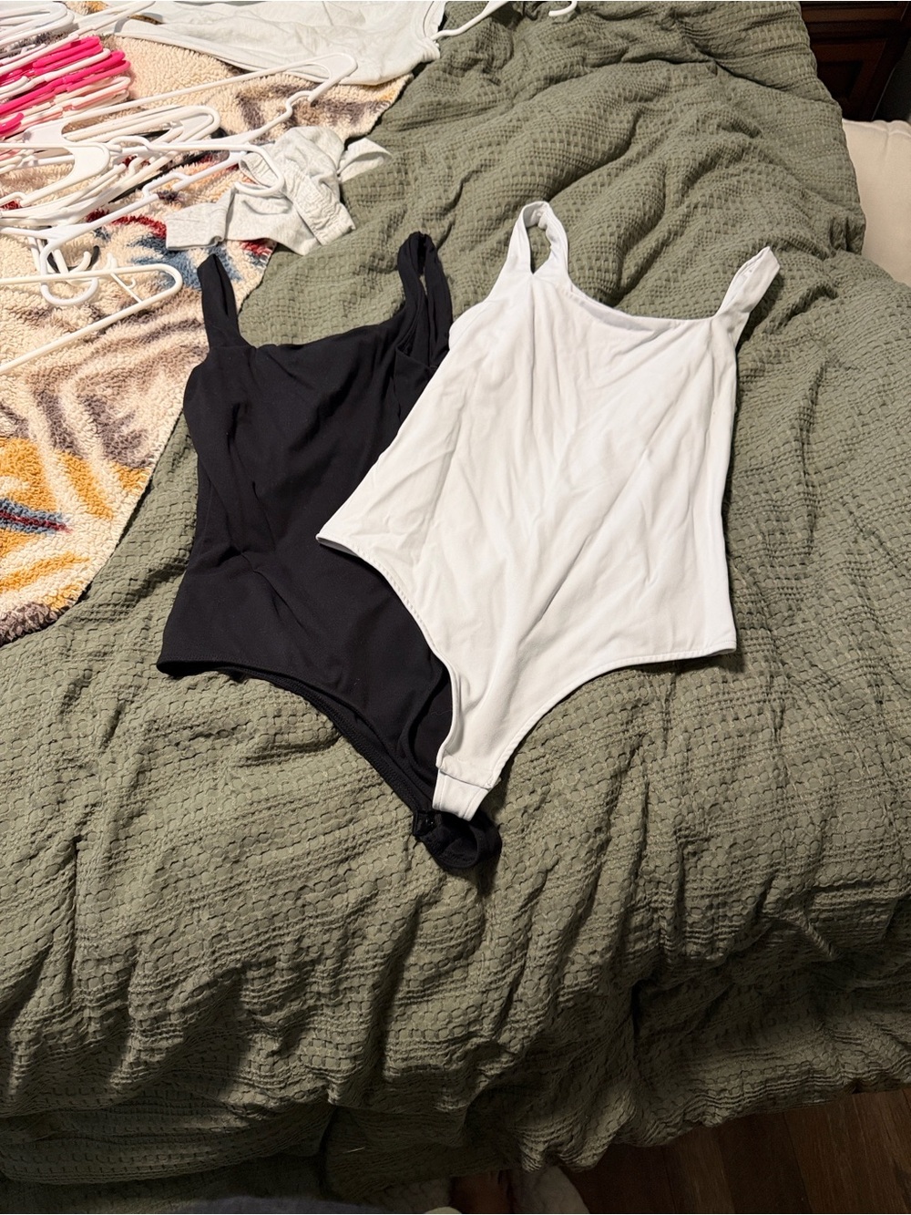 Amazon Women's Bandeau Bodysuits - Black & White